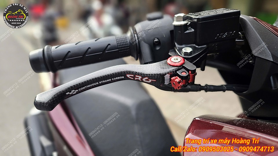 Tay thắng CRG Carbon lắp chuẩn xe  ADV 150/160, PCX 160, Vario 160 (2 đĩa)